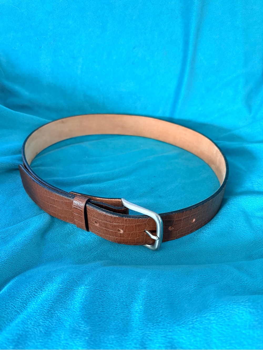 Classic Brown Leather Women’s or Men's Belt - Casual & Dress